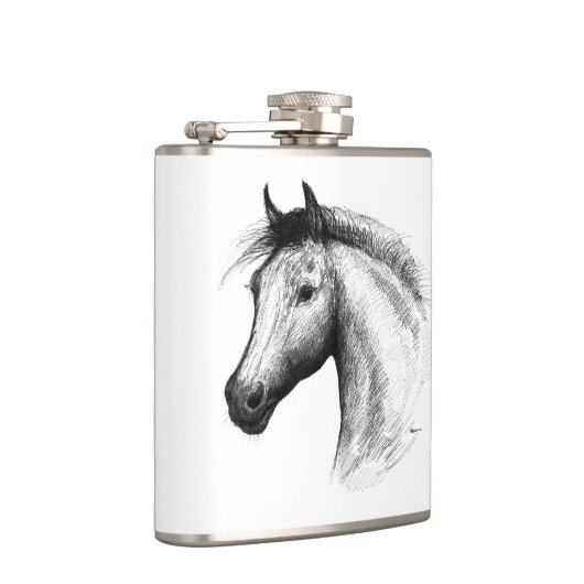 Paarden: wit heupfles (Rechts)