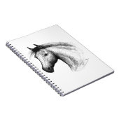 Paarden: wit notitieboek (Rechterzijde)