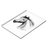 Paarden: wit notitieboek (Linkerzijde)