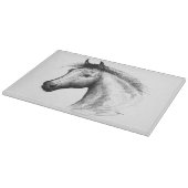 Paarden: wit snijplank (Hoek)