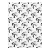 Paarden: wit tafelkleed (Voorkant)