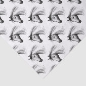 Paarden:  Wit Tissuepapier (Detail)