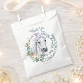 Paarden zadelen op cowgirl verjaardag gepersonalis bedankzakje (Geknipt)