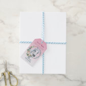 Paarden zadelen op verjaardag dank je cadeaulabel (Met Touw)