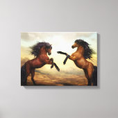 Paarden | Zazzle_Growshop. Canvas Afdruk (Voorkant)