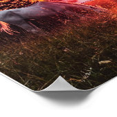 Paarden zijn engelen zonder vleugels poster (Hoek)