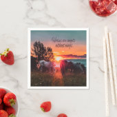 Paarden zijn engelen zonder vleugels servet (Insitu)