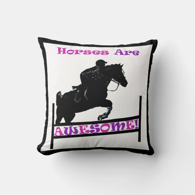 Paarden zijn Geweldige! Kussen (Voorkant)