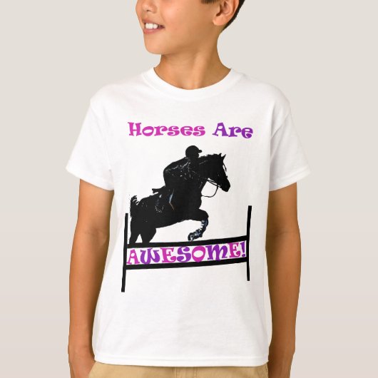 Paarden zijn Geweldige T-shirt (Voorkant)