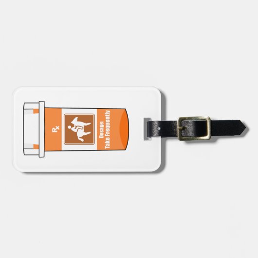 Paarden Zijn Mijn Drug Bagagelabel (Voorkant horizontaal)