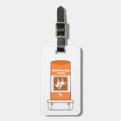 Paarden zijn mijn drugs bagagelabel (Voorkant verticaal)