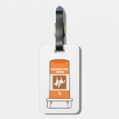 Paarden zijn mijn drugs bagagelabel (Achterkant verticaal)