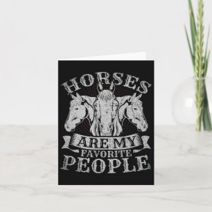 Paarden zijn mijn favoriete mensen paardrijden ple kaart