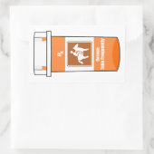 Paarden zijn mijn medicijn rechthoekige sticker (Tas)