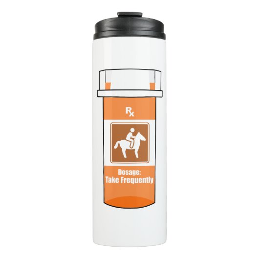 Paarden zijn mijn medicijn thermosbeker (Voorkant)