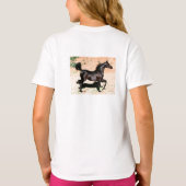 Paarden zijn onze vrienden. t-shirt (Achterkant)