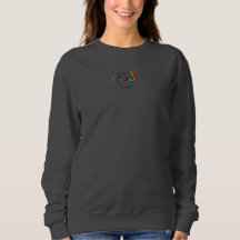 Paarden zitten in mijn DNA Regenboog Sweatshirt