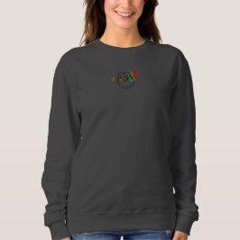 Paarden zitten in mijn DNA Regenboog Sweatshirt
