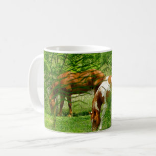 Paarden Zomerbladeren Koffiemok
