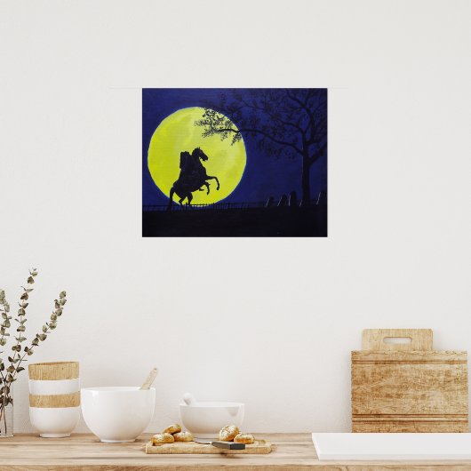 Paarden zonder kop poster (Keuken)