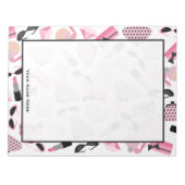 Paarden Zonnebrillen & lipstick-Notitieblok Notitieblok (Voorkant)