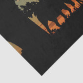 Paarden Zonnedeklaagpapier Tissuepapier (Detail)