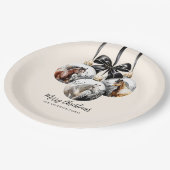 Paarden zwart en goud Kerstcitaat Papieren Bordje (Gekanteld)