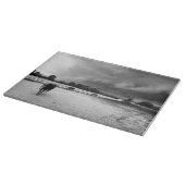 Paarden Zwart en wit Snijplank (Hoek)