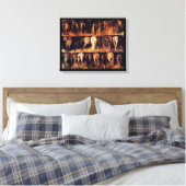 Paardenachterhand Canvas Afdruk (Insitu (Slaapkamer))