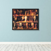 Paardenachterhand Canvas Afdruk (Insitu (Houten vloer))