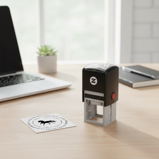 Paardenadres Zelfinkend Rubberstempel Zelfinktende Stempel