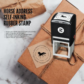 Paardenadres Zelfinkend Rubberstempel Zelfinktende Stempel