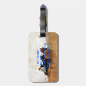 Paardenarbeid Bagagelabel (Achterkant verticaal)