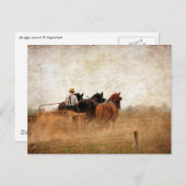 Paardenarbeid Briefkaart (Voorkant / Achterkant)