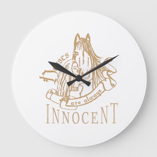 PaardenareInnocent - klok (Voorkant)