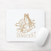 PaardenAreInnocent - Mousepad Muismat (Met muis)