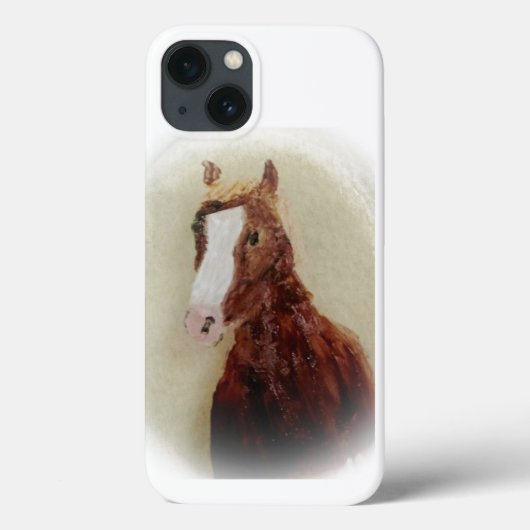 PaardenArt. van het Paard van de kastanje het Case-Mate iPhone Case (Achterkant)