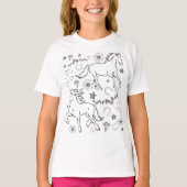 Paardenbalk Kleur me in T-shirt (Voorkant)