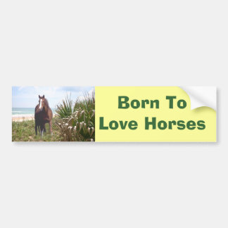 Paardenband Bumpersticker