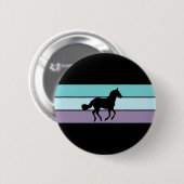 Paardenband Ronde Button 5,7 Cm (Voorkant /achterkant)