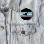 Paardenband Ronde Button 5,7 Cm (In situ)