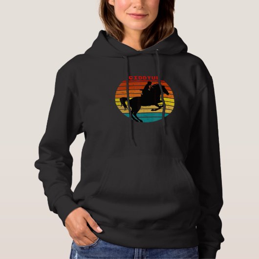 Paardenband voor paardenrennen hoodie (Voorkant)
