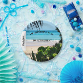 Paardenbandscène instapbestemming papieren bordje (Feest)