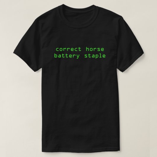 Paardenbatterij corrigeren t-shirt (Design voorkant)