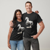 Paardenbeeld Beeldhouwwerk 1 T-shirt (Unisex)