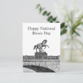  paardenbeeldhouwkunst briefkaart (Staand voorkant)