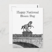  paardenbeeldhouwkunst briefkaart (Voorkant / Achterkant)