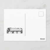  paardenbeeldhouwkunst briefkaart (Achterkant)