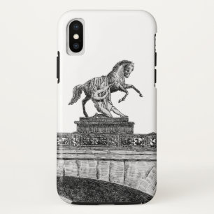  paardenbeeldhouwkunst op de brug Anichkov Case-Mate iPhone Case