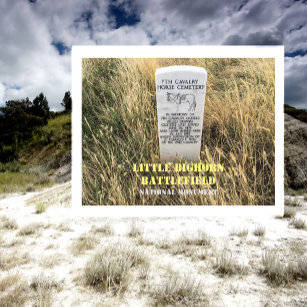 Paardenbegraafteller, Little Bighorn Battlefield Briefkaart